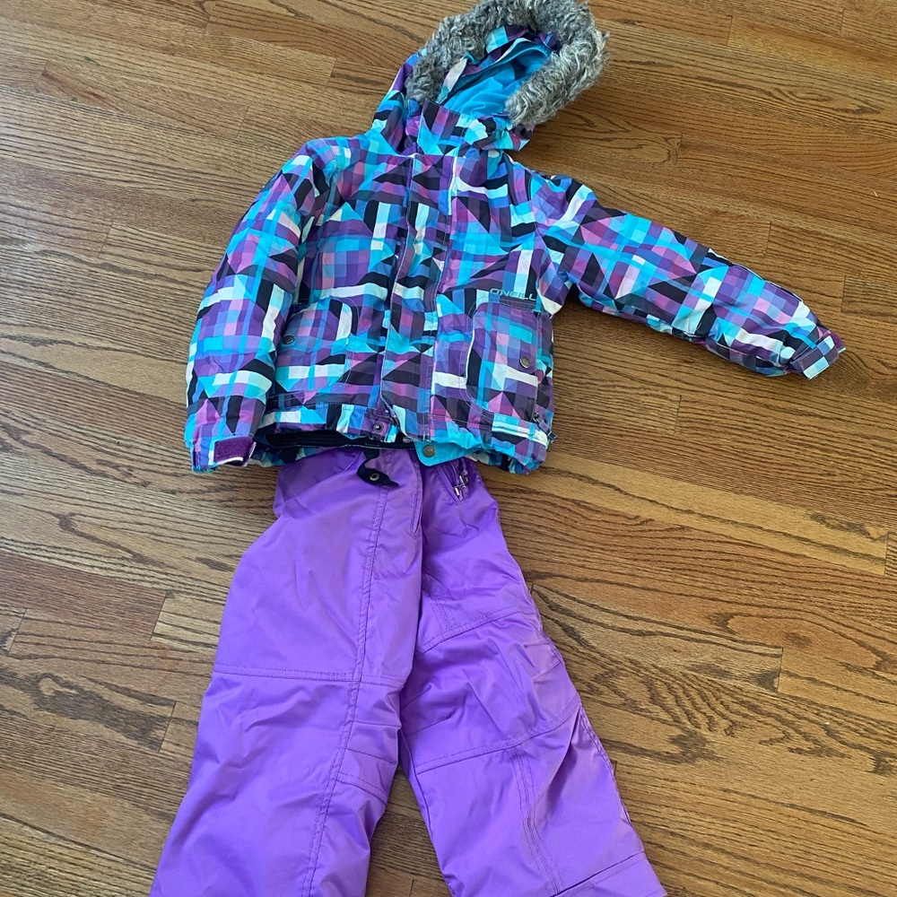 O’Neill kids ski jacket & Sunice ski pants size 6